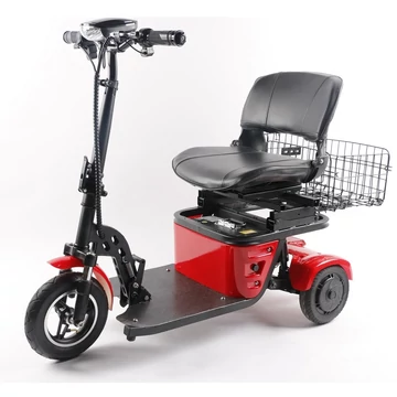 W3S2 Elektromos összecsukható 3 kerekű robogó Piros 500W